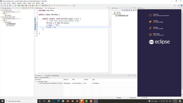 [Java hướng đối tượng] - Bài 02: Hàm khởi tạo, getter, setter смотреть онлайн