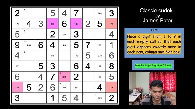 A breakthrough technique?in Classic sudoku from Sudoku Mahabharat ! смотреть онлайн