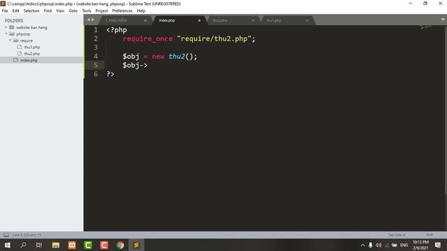 EXTEND IN PHP OOP смотреть онлайн