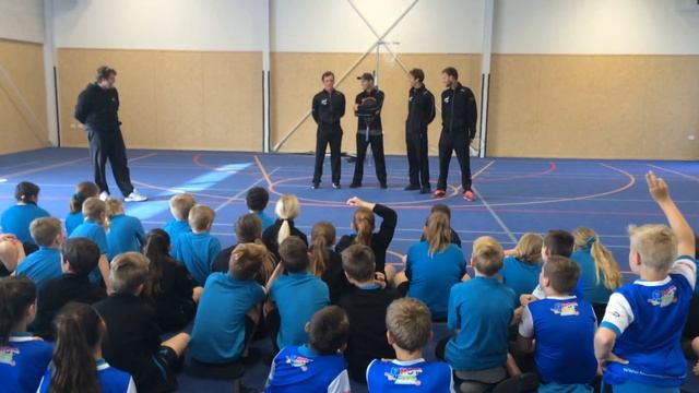 NZ Davis Cup visits Waitakiri School in Christchurch смотреть онлайн