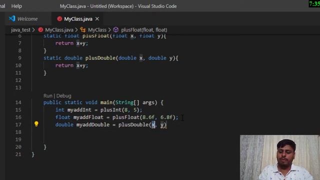 Java Tutorial: Method Overloading смотреть онлайн