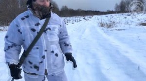 Трёхточечный ремень ЗУБР для охотничьего ружья.