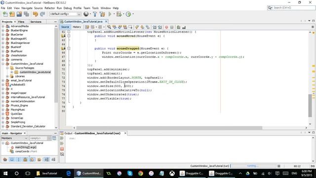 Java How To: Custom Title Bar смотреть онлайн