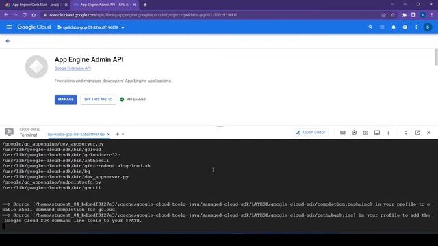 App Engine: Qwik Start - Java Qwiklab смотреть онлайн
