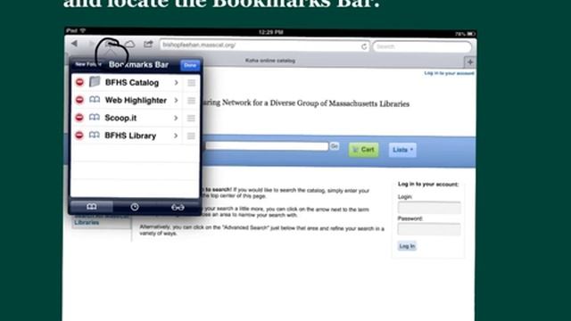 Bookmarking in Safari for iPad смотреть онлайн