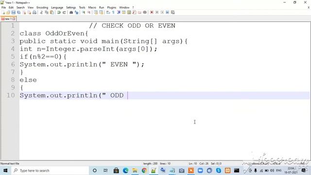 Java Program to Check if a Given Integer is Odd or Even | java fundamentals| pjp | PBLApp |OddOrEve смотреть онлайн