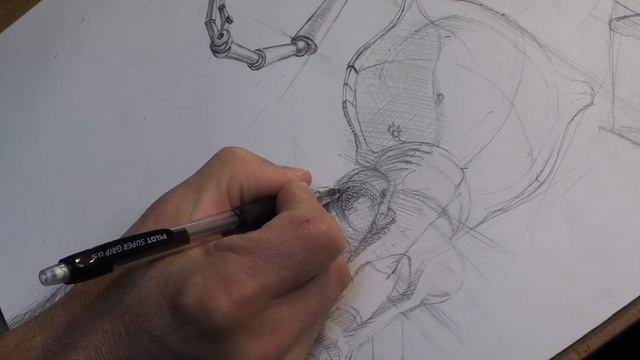 Уроки скульптуры и рисунка: наброски, зарисовки насекомых, часть 2