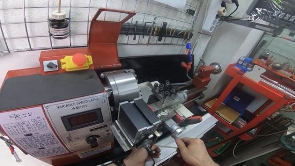 WM210V китайская токарка для новичка 1 часть