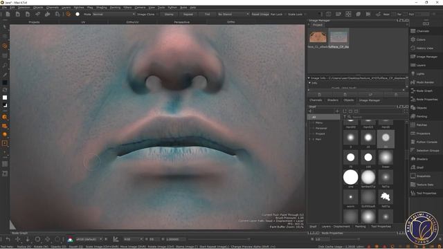 Personaj modeling. 44- dars. Mari dasturida "Displacement maps" (1-qism) смотреть онлайн