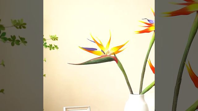 Faux Real Touch Bird Of Paradise Spray Natural Wholesale