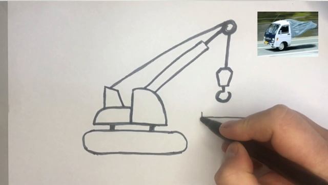 Как нарисовать подъемный кран,How to draw a crane,Fun drawing,Веселые рисунки,Раскраска смотреть онлайн
