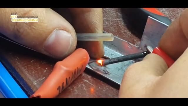 Батарейка+Блок питания=Сварка. смотреть онлайн