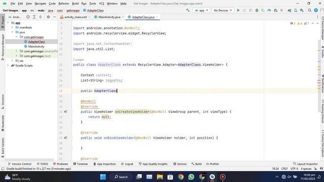 HOW TO GET IMAGES FROM DEVICE IN ANDROID STUDIO | JAVA | Mobile App Development смотреть онлайн