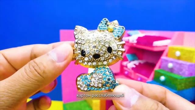 Самый простой способ построить розовый домик из картона! миниатюрный дом своими руками #244 смотреть онлайн