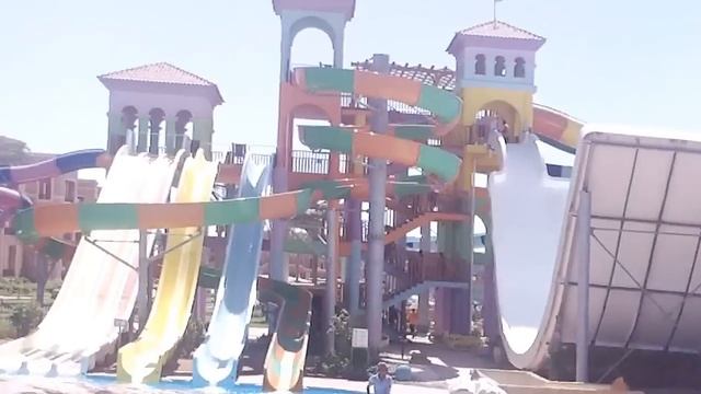 Charmillion Sea Club Aqua Park, Nabq Bay full walk through (Including water slides) смотреть онлайн