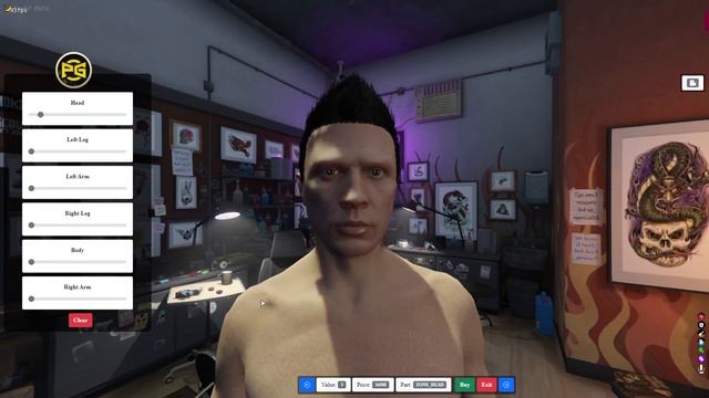 [ESX][QB] TattooShop (JSON) смотреть онлайн