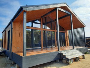 Внешняя и внутренняя отделка дома 90 кв.м. в стиле барн хаус. п.Волжский.