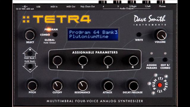 DSI Tetra 4 and Prophet REV2 Mellow Sound Demo смотреть онлайн