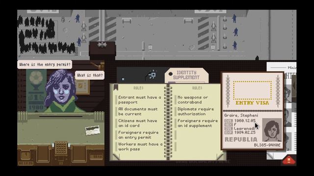 A Criminal's Safe Haven | Papers, Please смотреть онлайн
