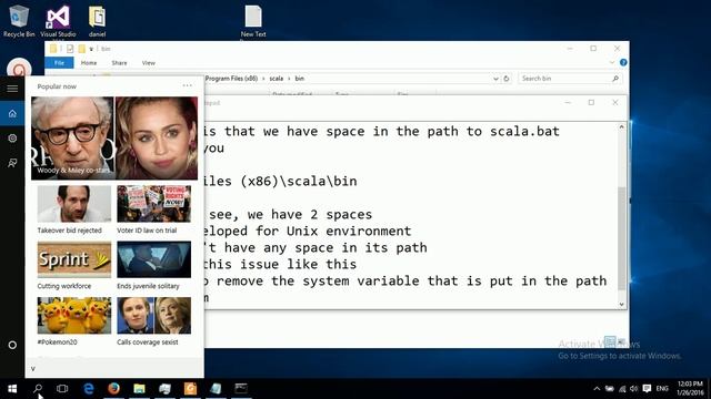 How to solve : 'scala' is not recognized as an internal or external command смотреть онлайн