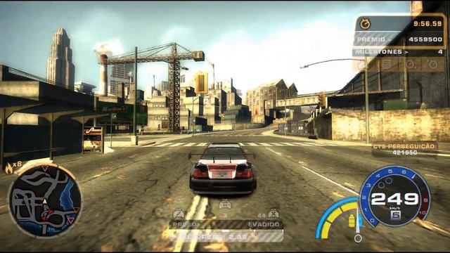 NFS Most Wanted - Perseguição na transmissão manual! Parte 1 смотреть онлайн