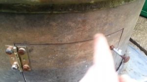 Коптилка из бочки.