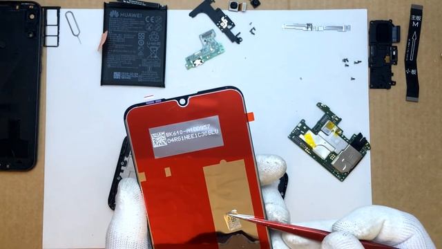 Как разобрать телефон, как поменять дисплей Honor 8A JAT-L29 How to disassemble смотреть онлайн