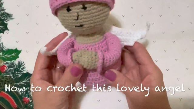 Crocheted Angel | J & J Handmade #amigurumi #crochetchristmasornaments смотреть онлайн
