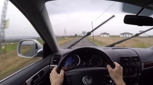 Volkswagen Touareg 3.0 V6 TDI (2008) POV Test Drive + Acceleration 0 - 200 km/h