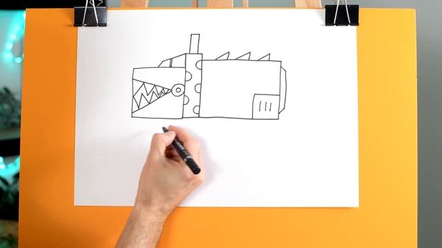 How to Draw a MONSTER TRUCK! – Kids Drawing Lesson смотреть онлайн