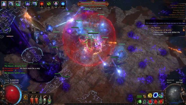 [3.16] Scourge League -  Summon Skeleton Mage Summoner Vs. Shaper - Path Of Exile