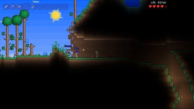 Let's Play: Terraria 1.1 Co-op — Part 3 — Copper Man! смотреть онлайн