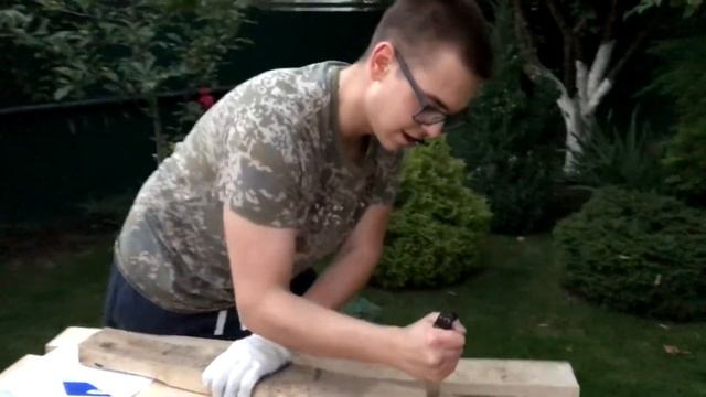 Тест ножа Cold Steel Pro Lite tanto , testing knife смотреть онлайн