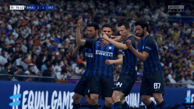 Fifa19 CHAMPIONS REAL MADRID INTER смотреть онлайн