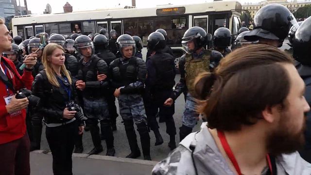 Видео задержаний 9 сентября 2018 смотреть онлайн