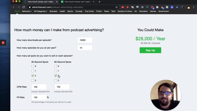 I Made a Podcast Ad Rate Calculator In a Google Sheet смотреть онлайн