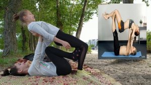 ?ЙОГА ЧЕЛЛЕНДЖ С ЛУЧШЕЙ ПОДРУГОЙ?