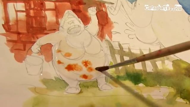 КарикатурА - Проект Коза в деревне у бабушки смотреть онлайн