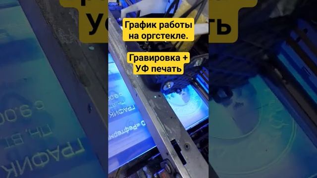 График работы на оргстекле смотреть онлайн