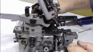 Оверлоке 51 класса. Устанавливаем лапку. Причины обрыва нити. Видео№118.