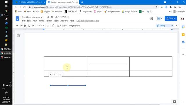 How to Draw a Line in Table in Google Docs смотреть онлайн