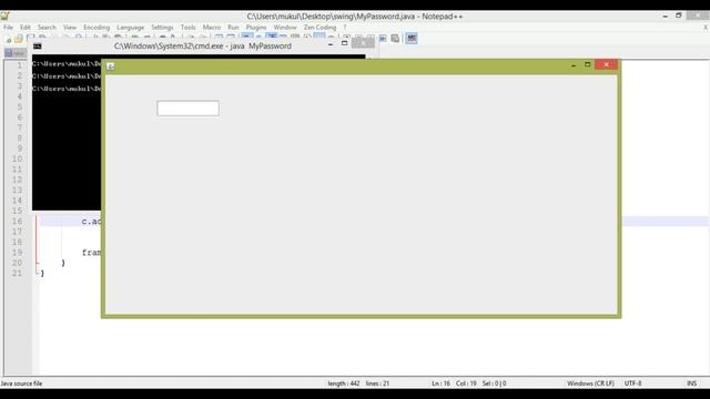 #4 Java Swing Tutorial | JPasswordField in Java Swing смотреть онлайн