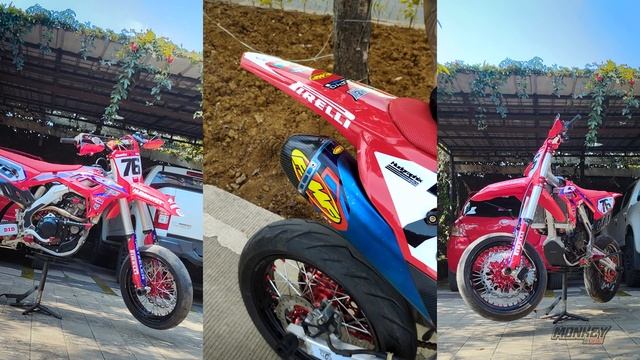 TEST RIIDE HONDA CRF 450 2023 REPLICA l ENGINE CB150R смотреть онлайн