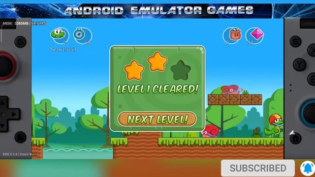 Croc's World EGG NS 2.1.6 Game test with settings смотреть онлайн