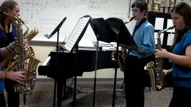 Lincoln High School - Saxophone Quartet 2012 смотреть онлайн