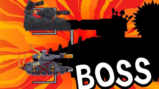 ⚔️ TANK BOSS Vs Leviathan/Atomic/Waffen/Morok ⚔️| Tank Battle Royale - Мультики про танки
