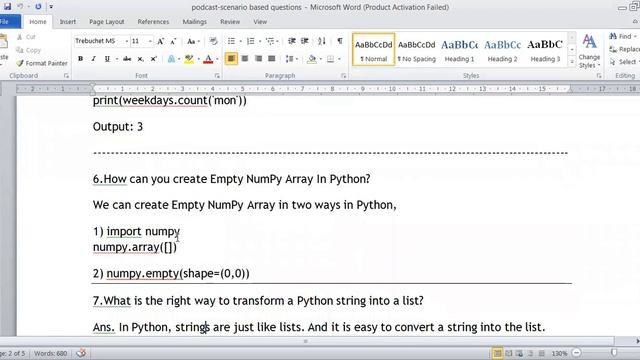 Python Programming - Scenario Based Python Interview Questions and Answers - Credo Systemz смотреть онлайн