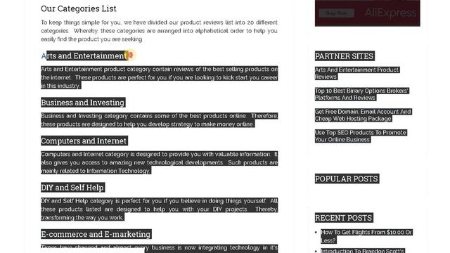 A To Z Product Categories | Product Category | Reviews Category смотреть онлайн
