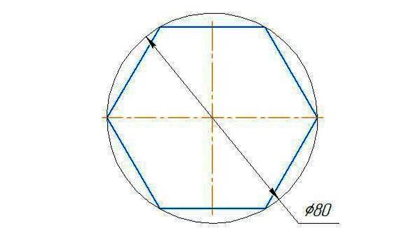 Шестиугольник вписанный в окружность смотреть онлайн
