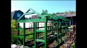 Теплица из бруса своими руками